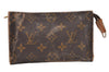 Authentic Louis Vuitton Monogram Pouch For Bucket PM LV Junk 2851I