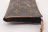 Authentic Louis Vuitton Monogram Pouch For Bucket PM LV Junk 2851I