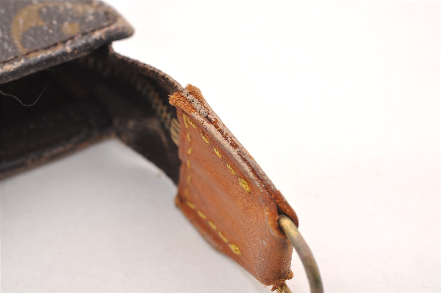 Authentic Louis Vuitton Monogram Pouch For Bucket PM LV Junk 2851I