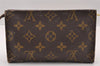 Authentic Louis Vuitton Monogram Pouch For Bucket PM LV Junk 2852I