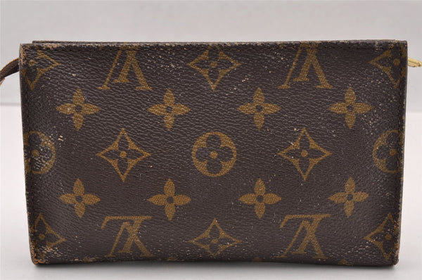 Authentic Louis Vuitton Monogram Pouch For Bucket PM LV Junk 2852I