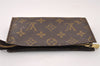 Authentic Louis Vuitton Monogram Pouch For Bucket PM LV Junk 2852I