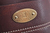 Authentic CELINE Vintage Boogie Bag Hand Canvas Leather Brown 2853H