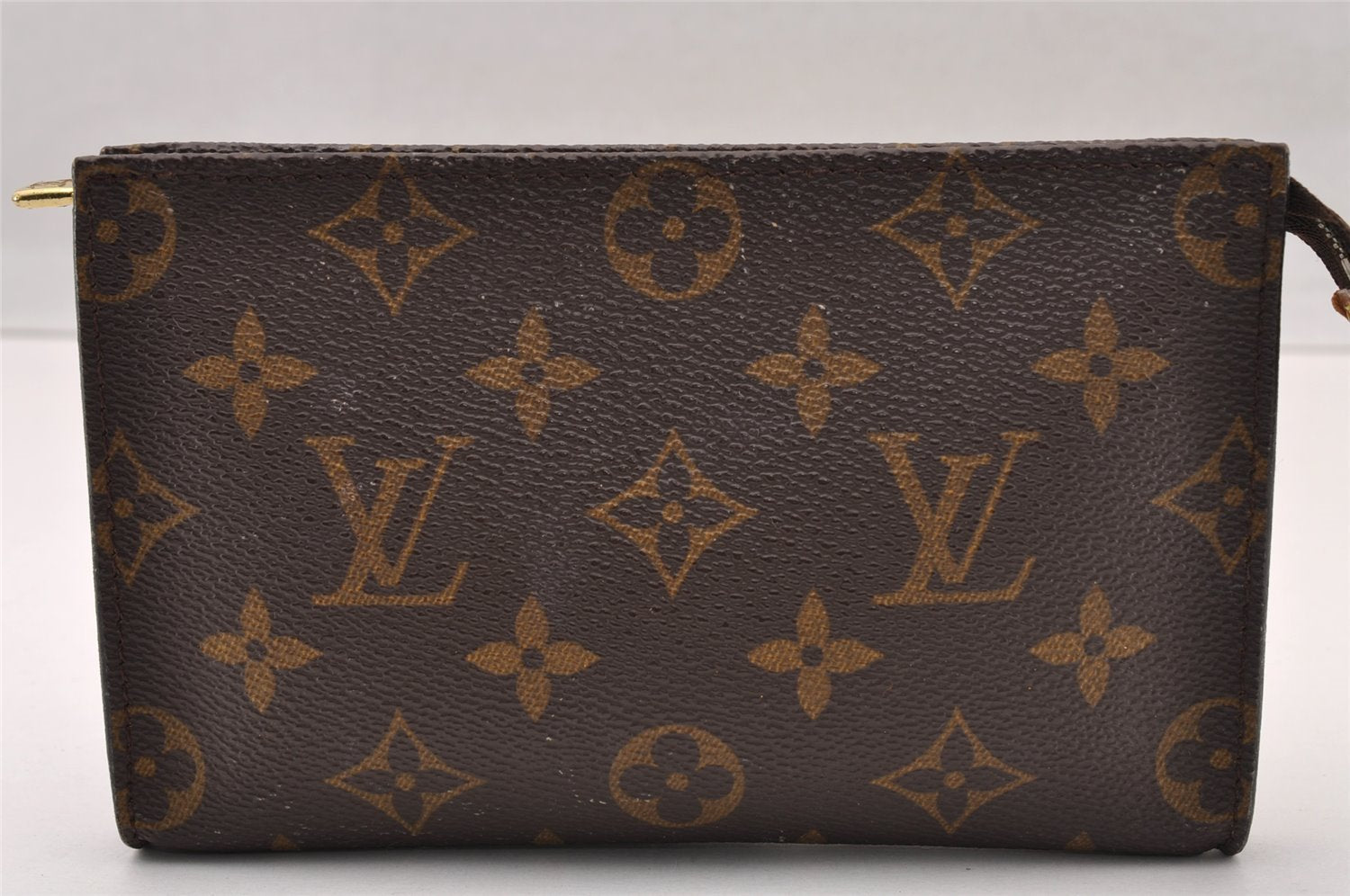 Authentic Louis Vuitton Monogram Pouch For Bucket PM LV Junk 2853I