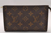 Authentic Louis Vuitton Monogram Pouch For Bucket PM LV Junk 2853I