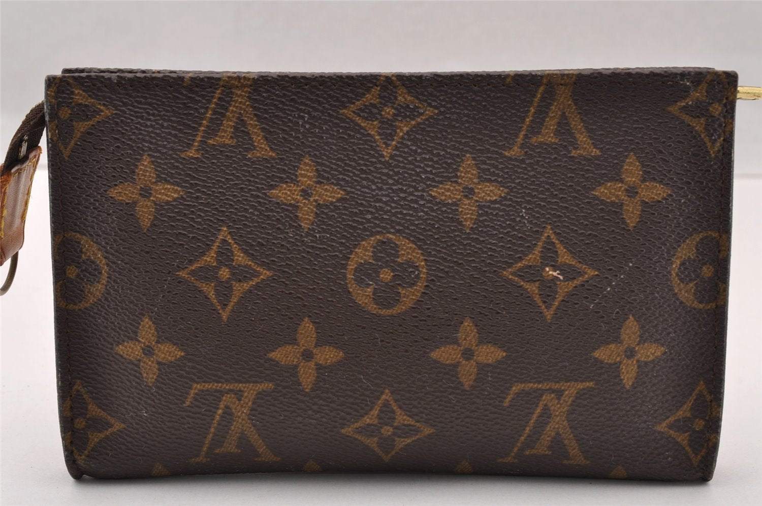 Authentic Louis Vuitton Monogram Pouch For Bucket PM LV Junk 2853I