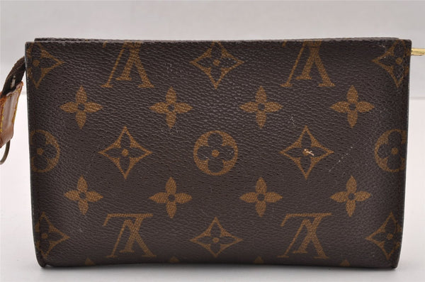Authentic Louis Vuitton Monogram Pouch For Bucket PM LV Junk 2853I
