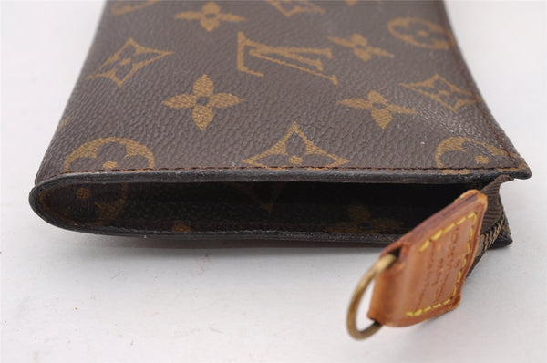 Authentic Louis Vuitton Monogram Pouch For Bucket PM LV Junk 2853I