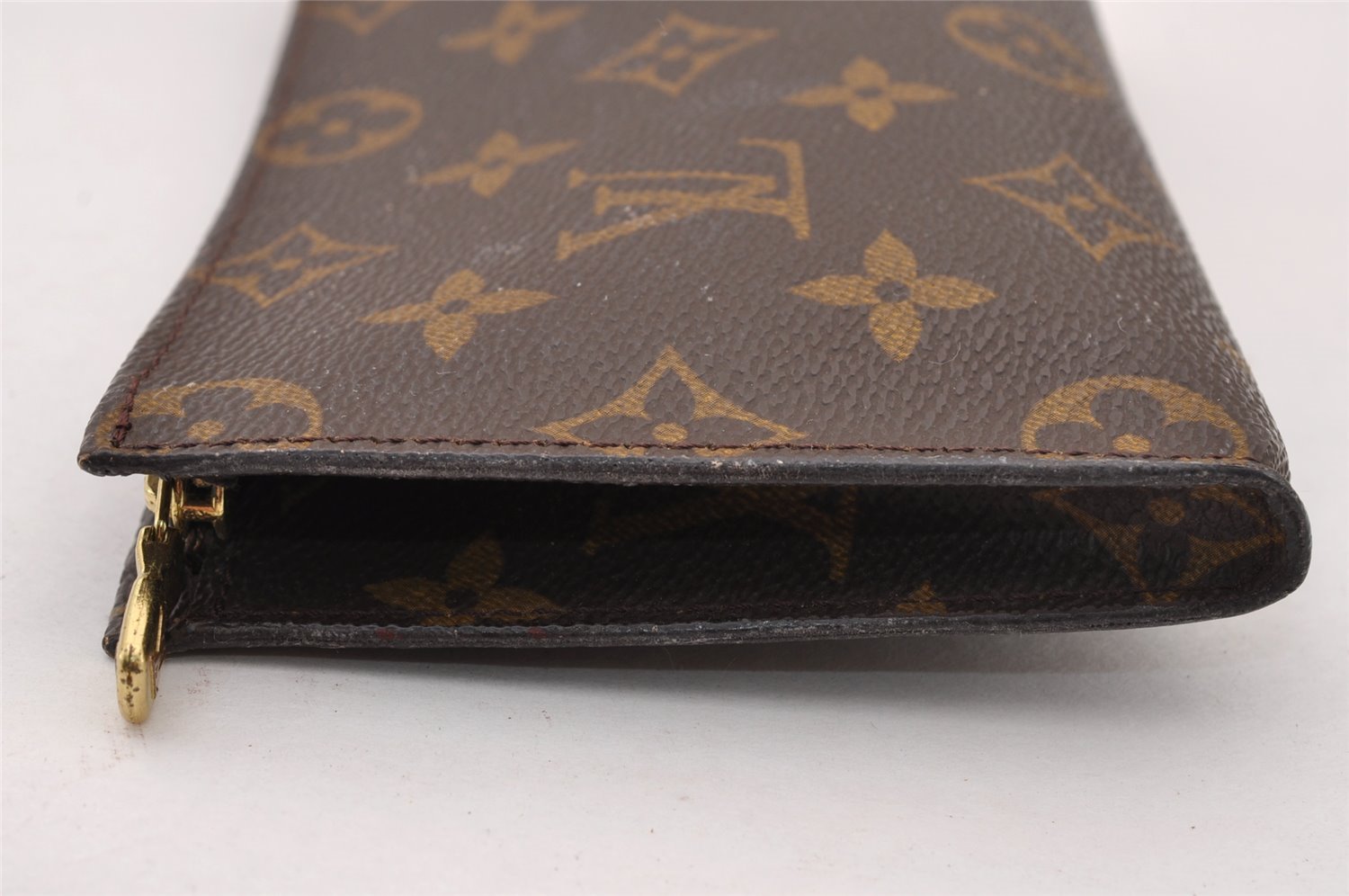 Authentic Louis Vuitton Monogram Pouch For Bucket PM LV Junk 2853I