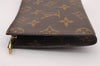 Authentic Louis Vuitton Monogram Pouch For Bucket PM LV Junk 2853I