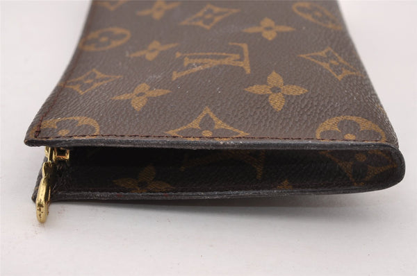 Authentic Louis Vuitton Monogram Pouch For Bucket PM LV Junk 2853I