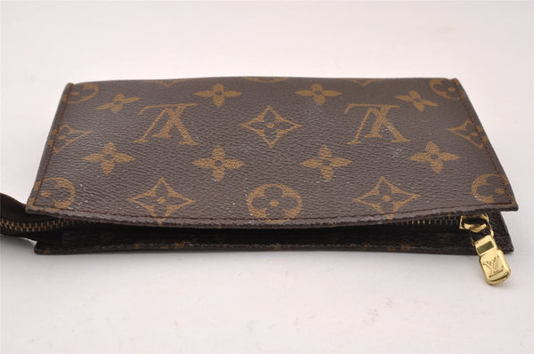 Authentic Louis Vuitton Monogram Pouch For Bucket PM LV Junk 2853I