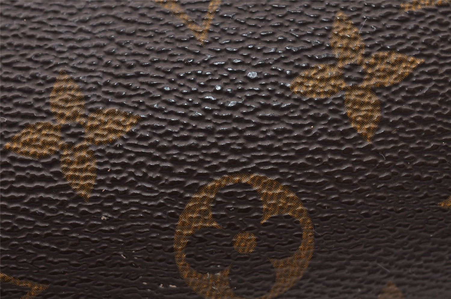 Authentic Louis Vuitton Monogram Pouch For Bucket PM LV Junk 2853I