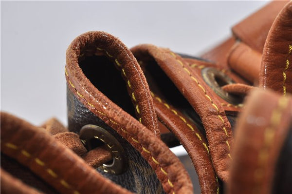 Authentic Louis Vuitton Monogram Noe Shoulder Drawstring Bag M42224 LV 2854F