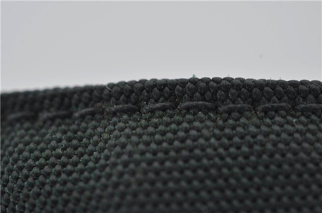 Authentic GUCCI Bamboo 2Way Shoulder Hand Bag Nylon Leather 0011638 Green 2855E