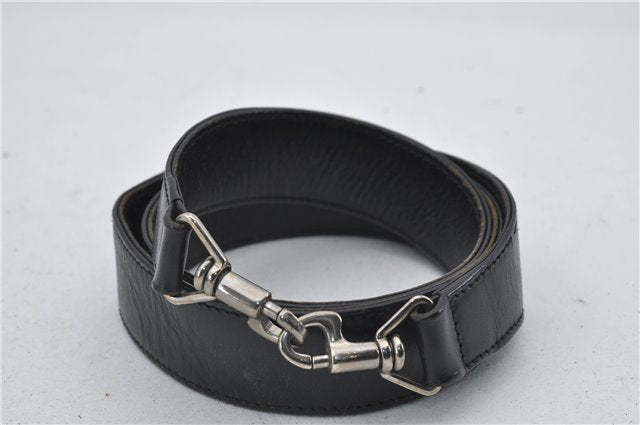 Authentic GUCCI Bamboo 2Way Shoulder Hand Bag Nylon Leather 0011638 Green 2855E