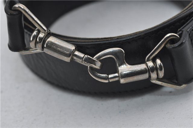 Authentic GUCCI Bamboo 2Way Shoulder Hand Bag Nylon Leather 0011638 Green 2855E