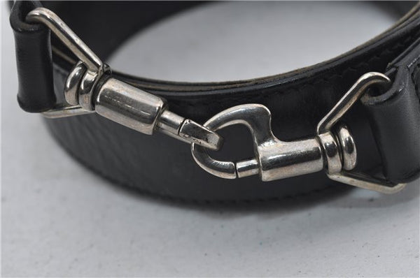 Authentic GUCCI Bamboo 2Way Shoulder Hand Bag Nylon Leather 0011638 Green 2855E