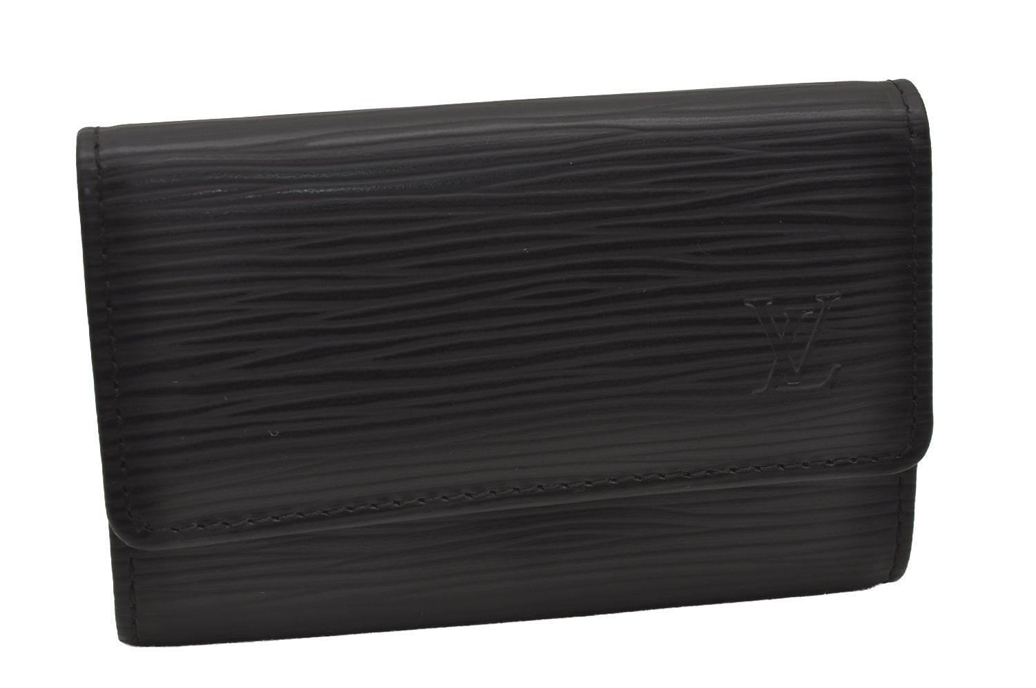 Authentic Louis Vuitton Epi Multicles 6 Key Case Black M63812 LV 2855I