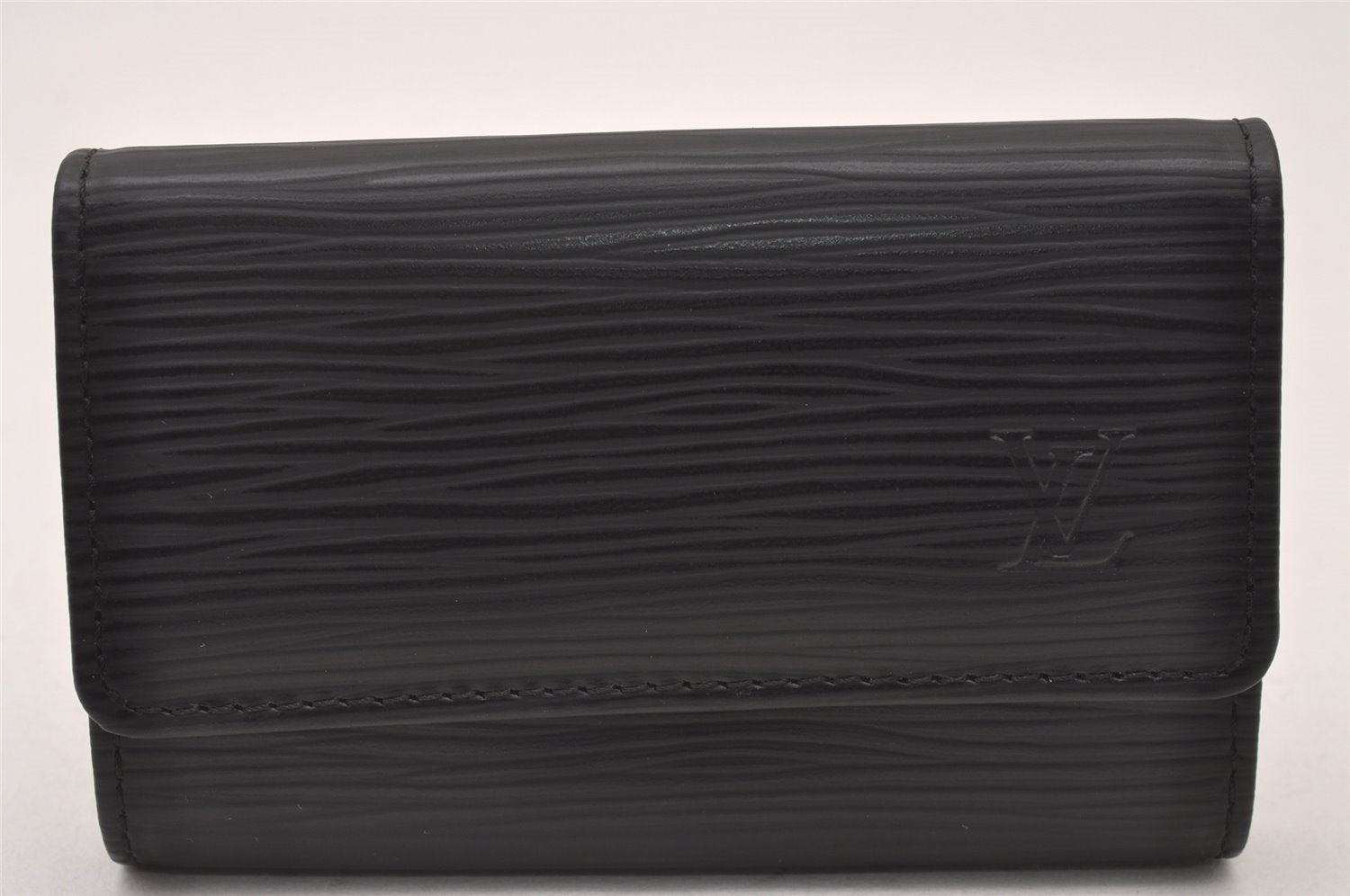 Authentic Louis Vuitton Epi Multicles 6 Key Case Black M63812 LV 2855I