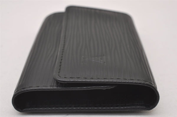Authentic Louis Vuitton Epi Multicles 6 Key Case Black M63812 LV 2855I