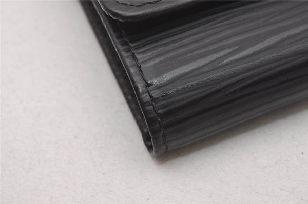 Authentic Louis Vuitton Epi Multicles 6 Key Case Black M63812 LV 2855I