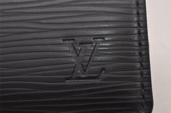 Authentic Louis Vuitton Epi Multicles 6 Key Case Black M63812 LV 2855I