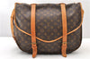 Authentic Louis Vuitton Monogram Saumur 43 Shoulder Cross Bag M42252 LV 2856F