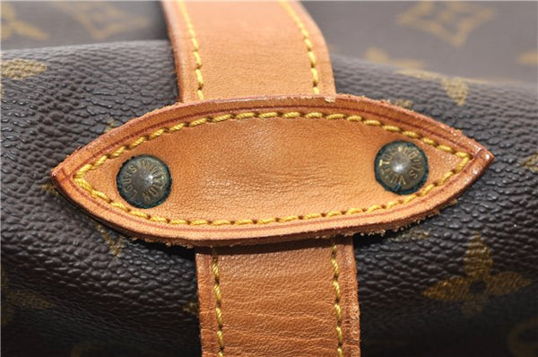 Authentic Louis Vuitton Monogram Saumur 43 Shoulder Cross Bag M42252 LV 2856F