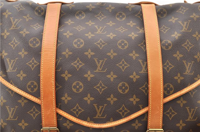 Authentic Louis Vuitton Monogram Saumur 43 Shoulder Cross Bag M42252 LV 2856F