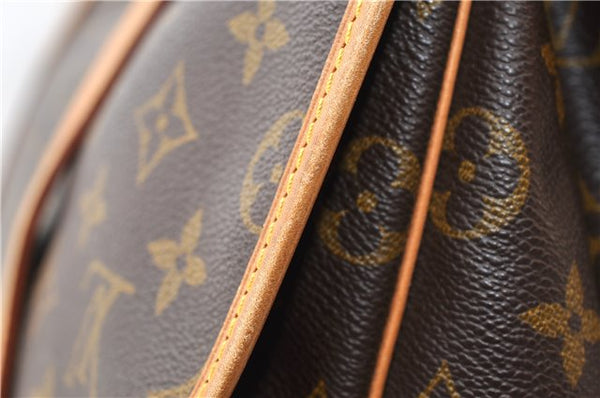 Authentic Louis Vuitton Monogram Saumur 43 Shoulder Cross Bag M42252 LV 2856F