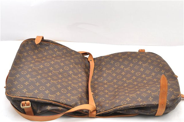Authentic Louis Vuitton Monogram Saumur 43 Shoulder Cross Bag M42252 LV 2856F