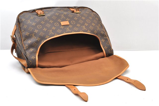 Authentic Louis Vuitton Monogram Saumur 43 Shoulder Cross Bag M42252 LV 2856F