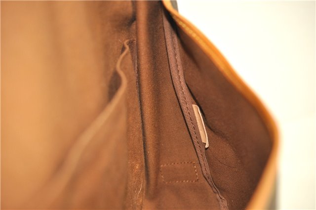 Authentic Louis Vuitton Monogram Saumur 43 Shoulder Cross Bag M42252 LV 2856F