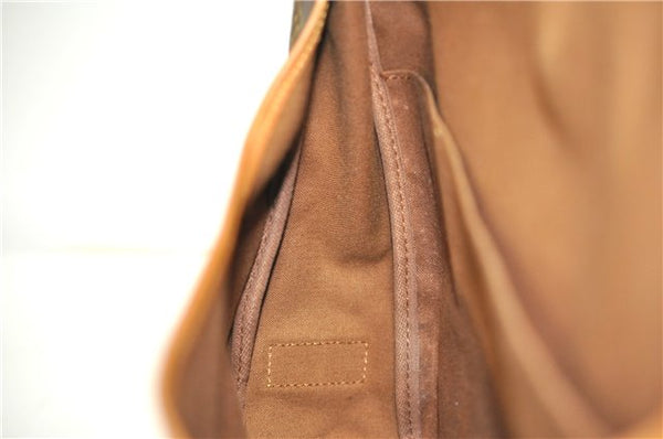 Authentic Louis Vuitton Monogram Saumur 43 Shoulder Cross Bag M42252 LV 2856F