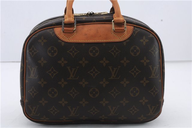 Authentic Louis Vuitton Monogram Trouville Hand Bag Purse M42228 LV 2857D