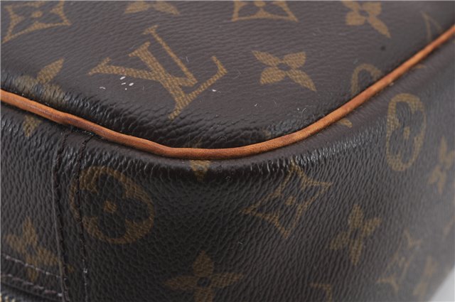 Authentic Louis Vuitton Monogram Trouville Hand Bag Purse M42228 LV 2857D