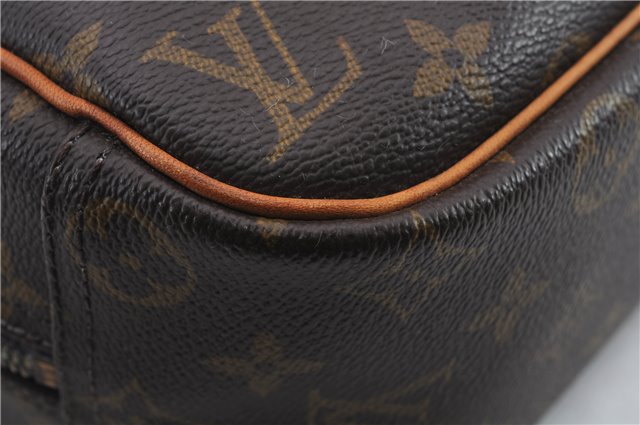 Authentic Louis Vuitton Monogram Trouville Hand Bag Purse M42228 LV 2857D
