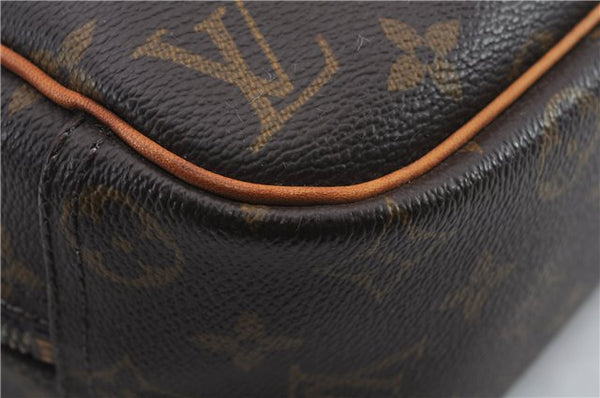 Authentic Louis Vuitton Monogram Trouville Hand Bag Purse M42228 LV 2857D