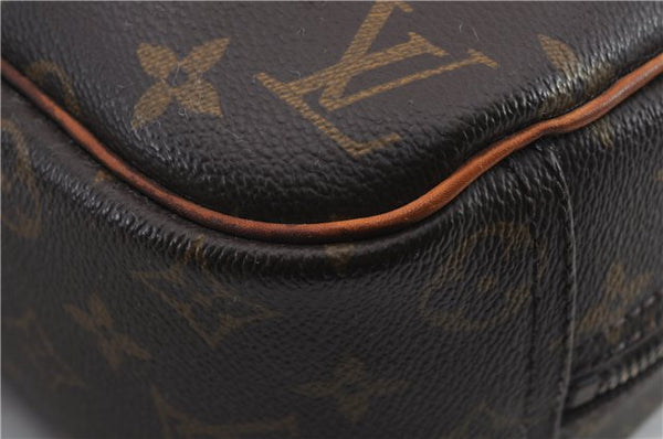 Authentic Louis Vuitton Monogram Trouville Hand Bag Purse M42228 LV 2857D