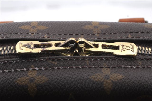 Authentic Louis Vuitton Monogram Trouville Hand Bag Purse M42228 LV 2857D