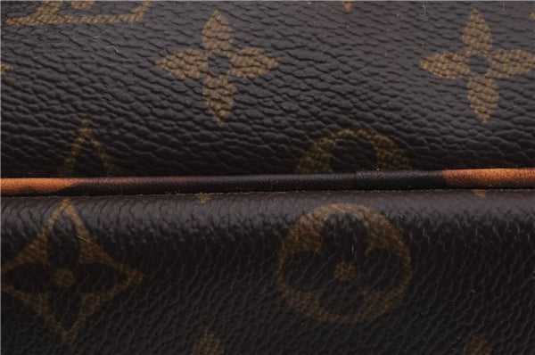 Authentic Louis Vuitton Monogram Trouville Hand Bag Purse M42228 LV 2857D