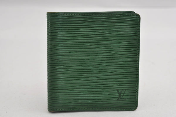 Auth Louis Vuitton Epi Porte Billets 6 Cartes Credit Wallet M63314 Green 2857I