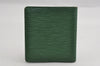 Auth Louis Vuitton Epi Porte Billets 6 Cartes Credit Wallet M63314 Green 2857I