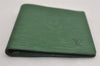 Auth Louis Vuitton Epi Porte Billets 6 Cartes Credit Wallet M63314 Green 2857I