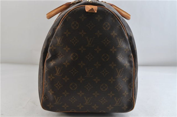 Authentic Louis Vuitton Monogram Keepall 55 Boston Bag M41424 LV 2858D