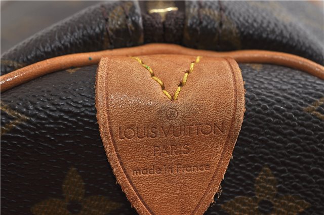 Authentic Louis Vuitton Monogram Keepall 55 Boston Bag M41424 LV 2858D