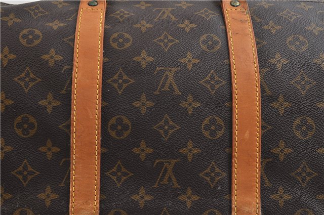 Authentic Louis Vuitton Monogram Keepall 55 Boston Bag M41424 LV 2858D