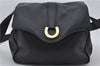 Authentic GUCCI Vintage Shoulder Cross Body Bag Purse Leather Black Junk 2858E