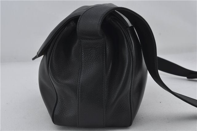 Authentic GUCCI Vintage Shoulder Cross Body Bag Purse Leather Black Junk 2858E